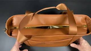 Igloo Premium Luxe Leather Soft Sided Insulated Cooler Bags Review, If Coach and Igloo had a baby screenshot 2