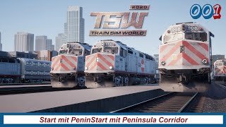 🚆Train Sim World 2020 🚆 |F001| Start with Peninsula Corridor [German|HD]