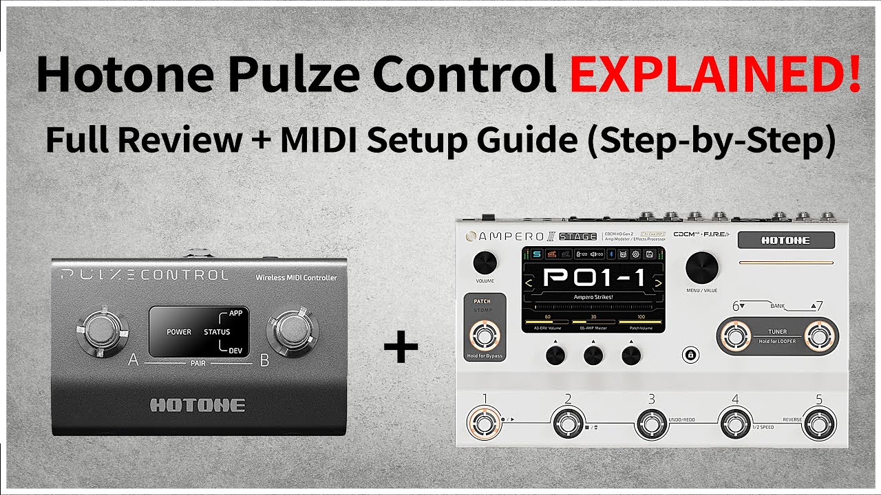 Hotone Pulze Control EXPLAINED! Full Review + Ultimate MIDI Setup