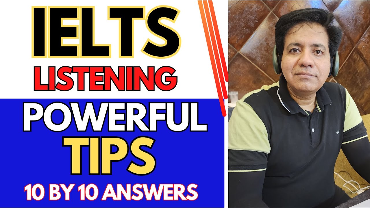 IELTS Listening Powerful TIPS For 10 By 10 Answers By Asad Yaqub YouTube