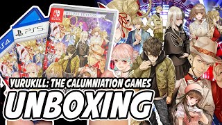 Yurukill: The Calumniation Games (Deluxe Edition) (PS4/PS5/Switch) Unboxing