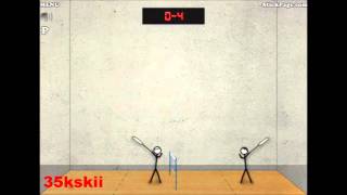 Stick figure Badminton Glitch [HD] screenshot 3