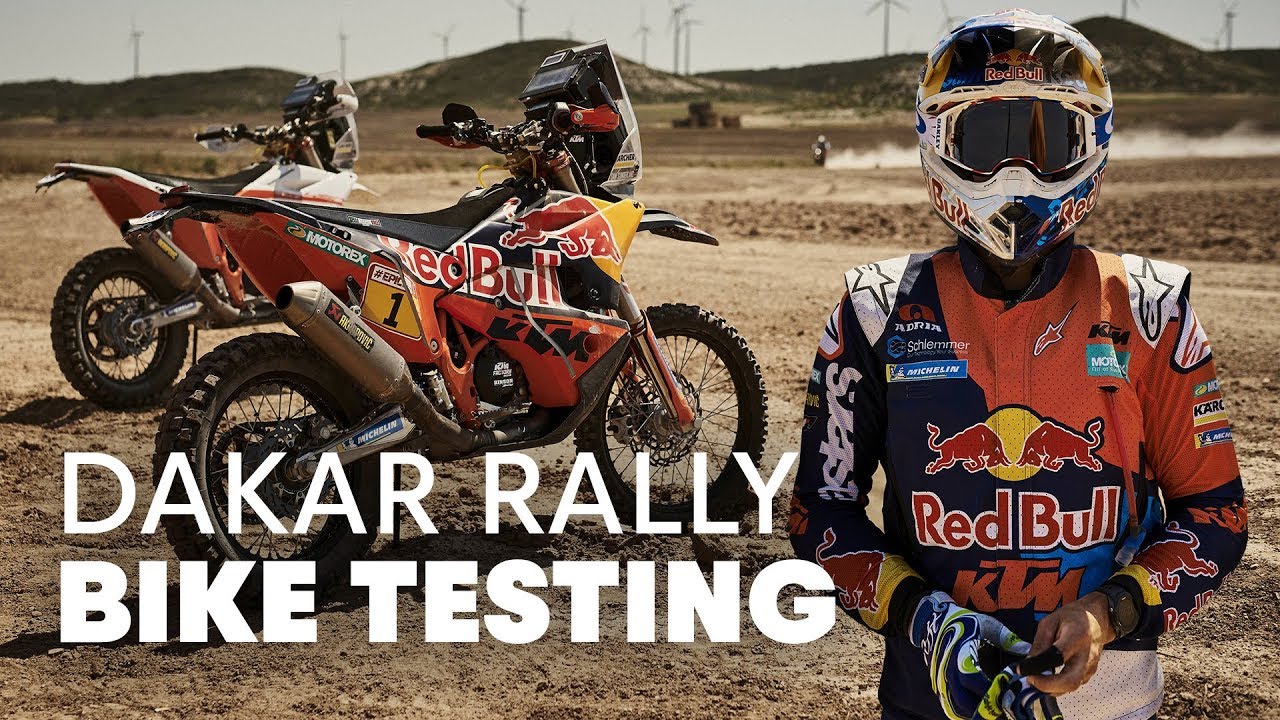 Testing the Dakar Bikes | Up Front With the KTM Rally Team Part 2 - YouTube