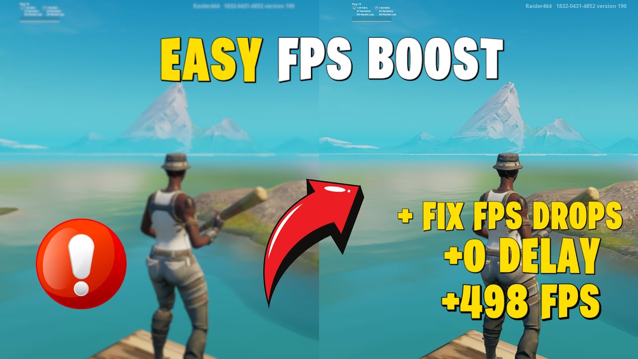 🚀*ULTIMATE* Fortnite FPS Boost Guide! 🔧 Fix FPS Drops & 0 Delay in