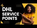 How to use a dhl express service point international packages