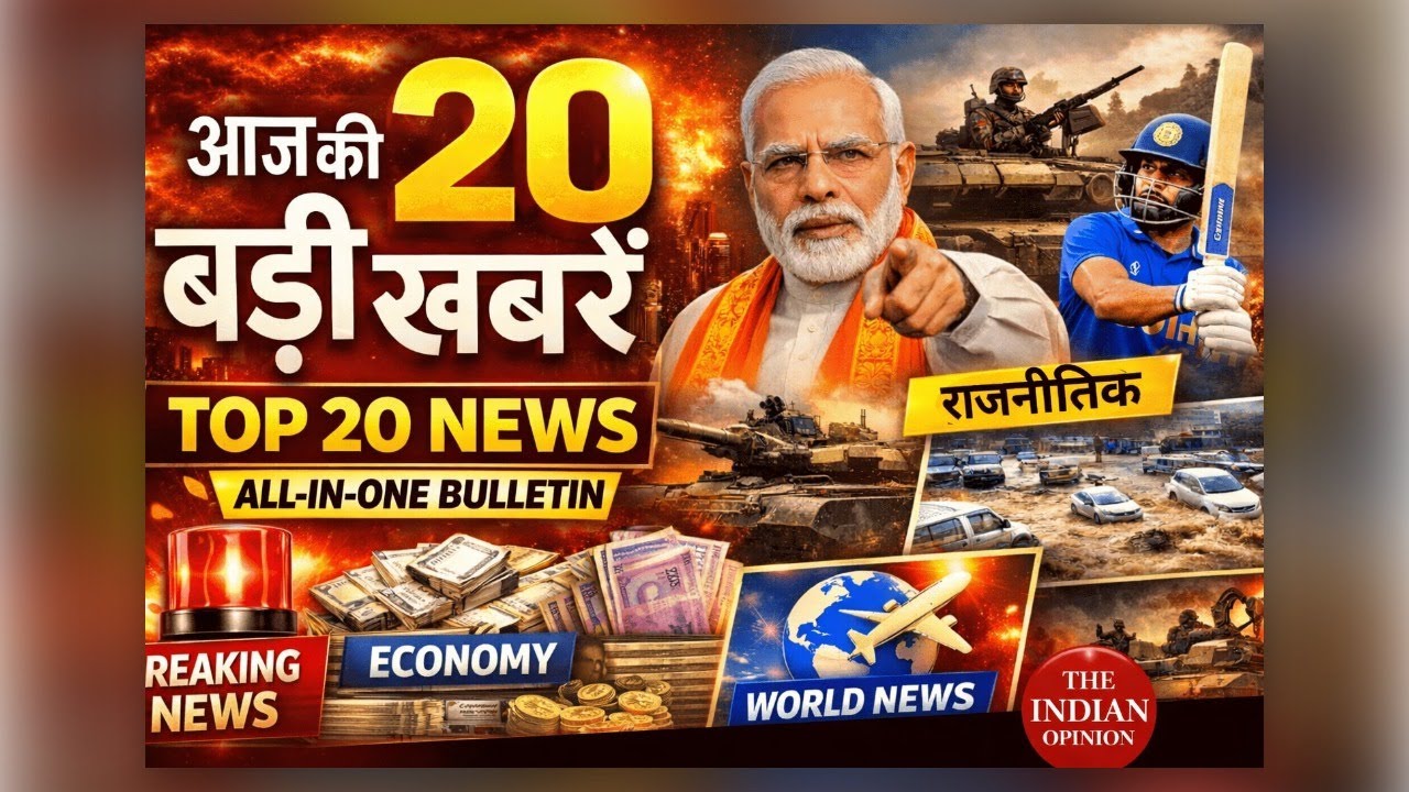 TOP 20 BREAKING NEWS TODAY | Aaj Ki Sabse Badi Khabrein | India News Updates | Big Headlines