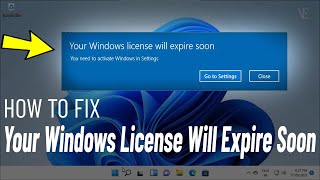 Your Windows License Will Expire Soon On Windows 11 How To Fix License Will Expire Soon