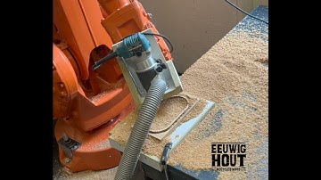 ABB Robot CNC Milling Wooden Serving Boards | Coffee & Tea Set