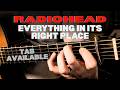 Radiohead On One Guitar Everything In Its Right Place Fingerstyle Arrangement