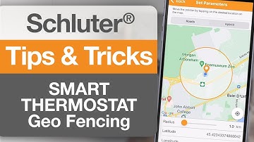 Tips on Schluter®-DITRA-HEAT-E-RS1 Smart Thermostat Geo Fencing