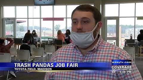 ROCKET CITY TRASH PANDAS JOB FAIR A BIG DRAW
