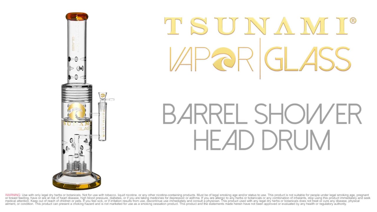 Barrel Showerhead Drum Heart Honeycomb (20″)