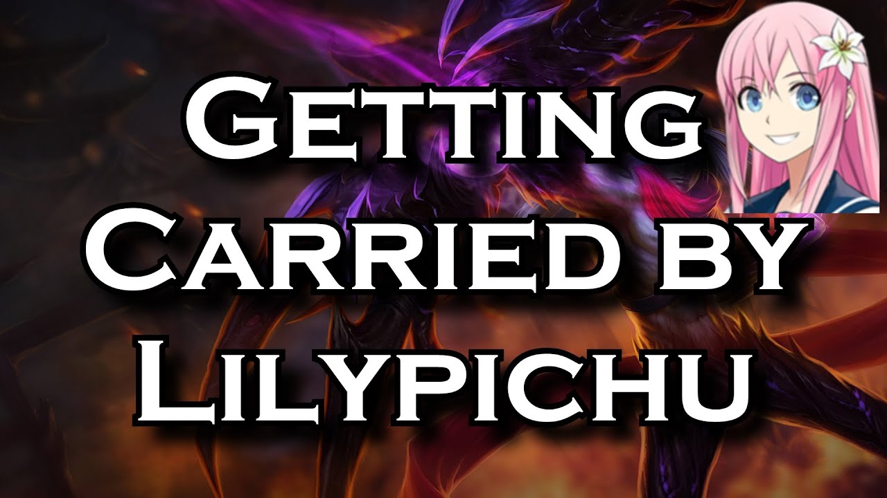 league of legends gameplay 2019 Getting Carried by LilyPichu and the Squad - Gameplay Highlights