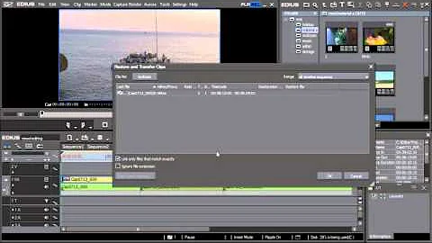 21. Restore Clips [EDIUS 6 Feature Showcase]