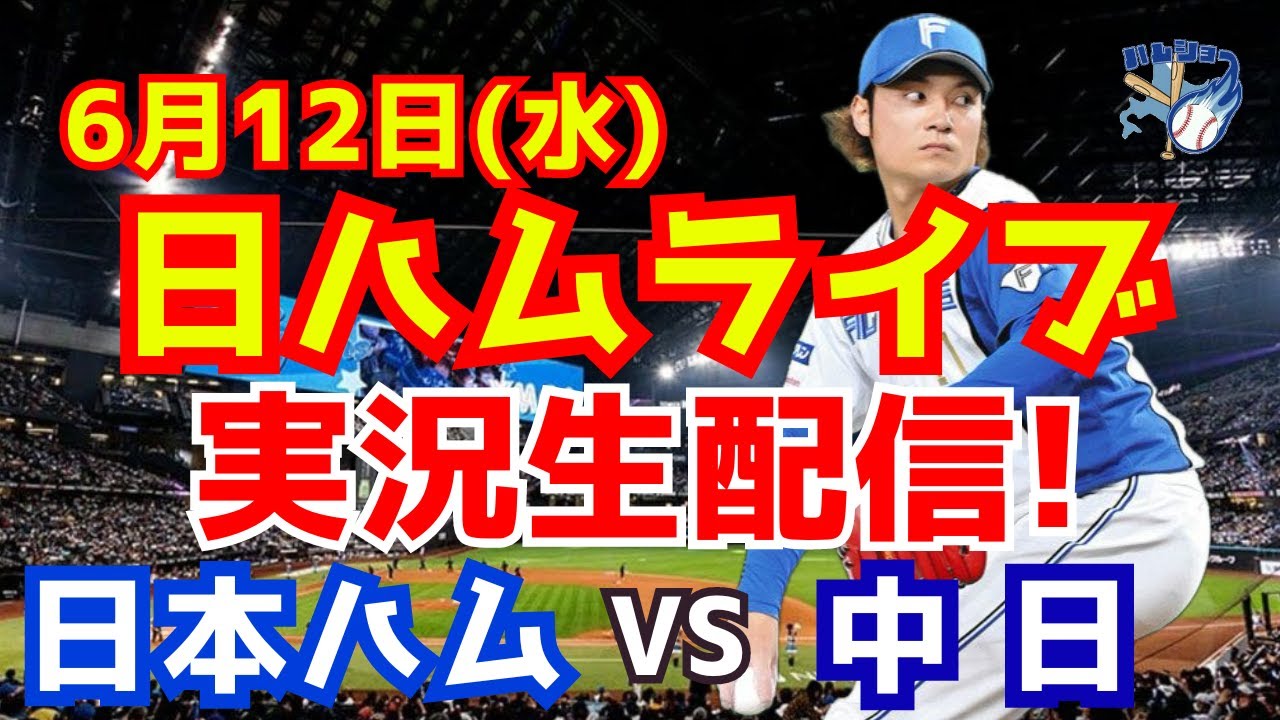 6/12日本ハムファイターズ試合（Pあり）