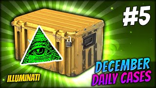 THE REAL ILLUMINATI CASE ★ DECEMBER DAILY CASES DAY 5 - CS:GO CASE OPENING / UNBOXING