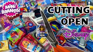 CUTTING OPEN Mini Brands Disney Store Edition!! Zuru 5 Surprise!