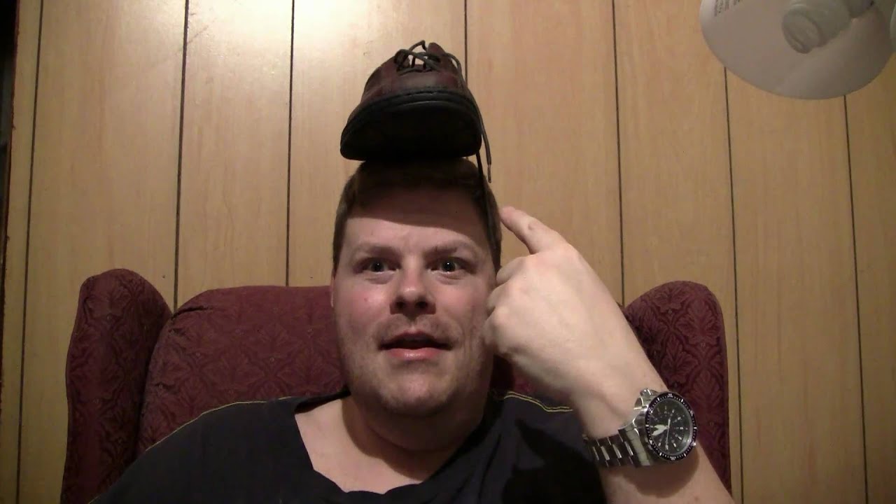 I lost a bet= SHOE ON HEAD YouTube