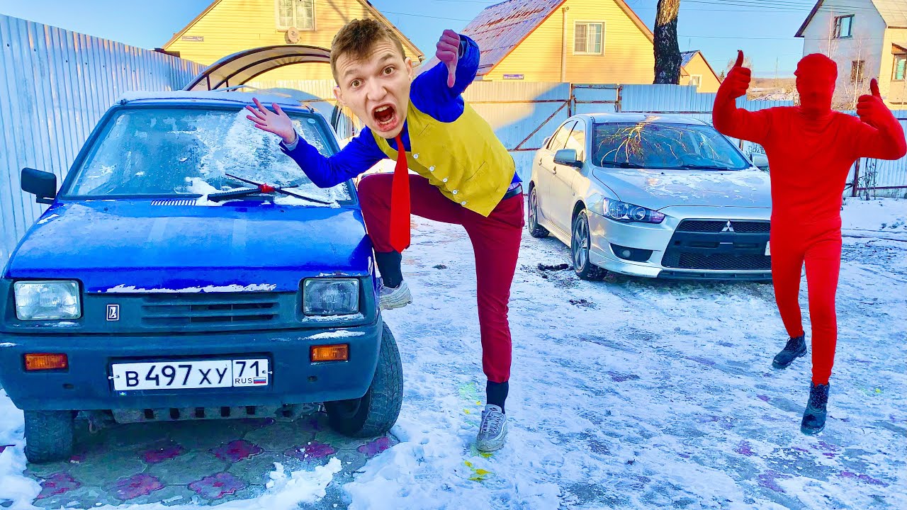 Sly Mr. Joe decided to exchange Broken Russian Mini Cooper for Good Red Nan Car 13+