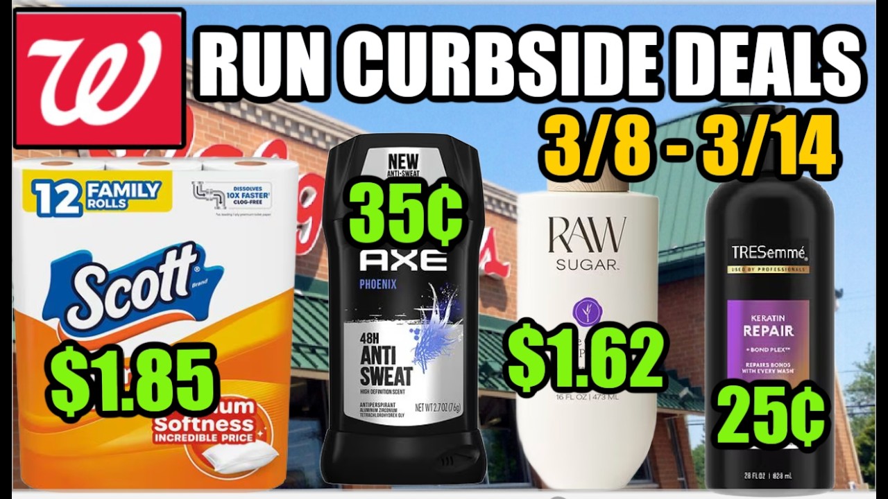 WALGREENS CURBSIDE DEALS (3/8 - 3/14) | Stock-Up Time Deals!