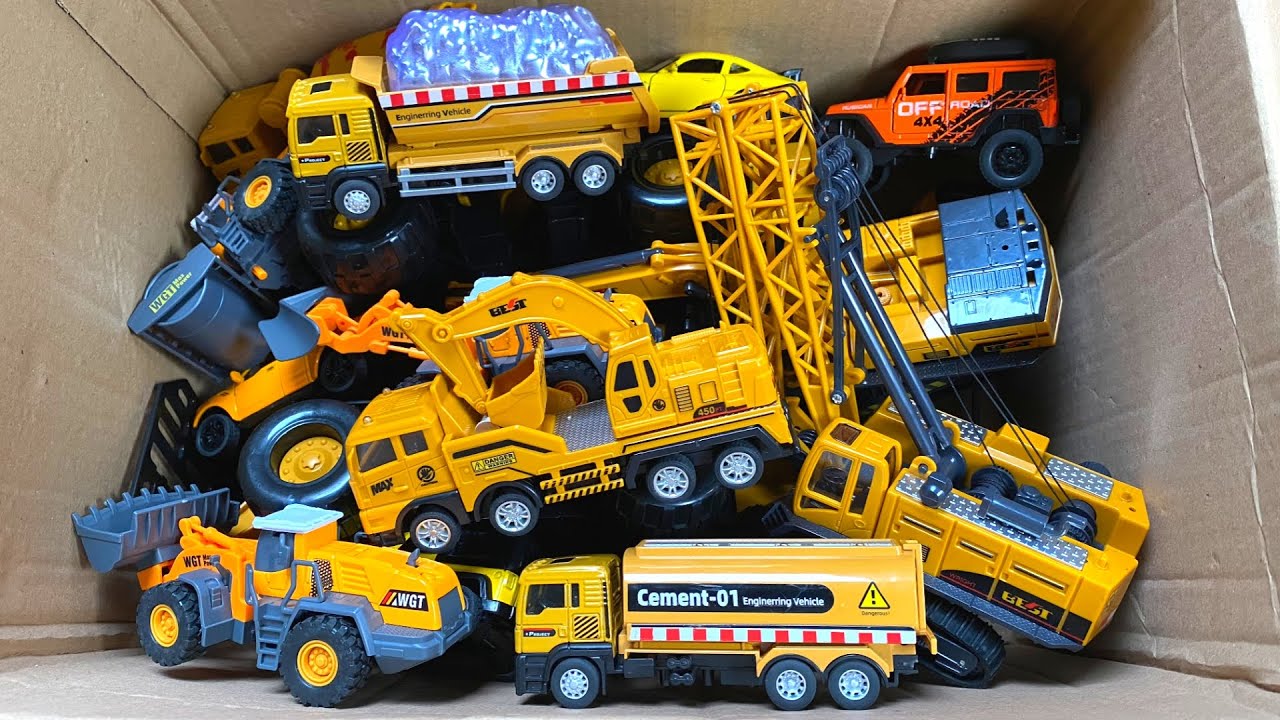 KABOLITE K350-200 DIGGER, MEGA RC TRUCKS, RC TRACTORS, RC MACHINES COLLECTION!! EXCAVATOR LESU ET30H
