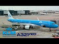 KLM Airbus BRAND NEW A321NEO Economy 🇬🇧Manchester MAN to Amsterdam AMS 🇳🇱 [FULL FLIGHT REPORT]