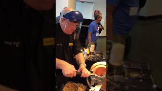 Greg Jensen Demonstrating Bowlsaver Max3 At Aaw 2016