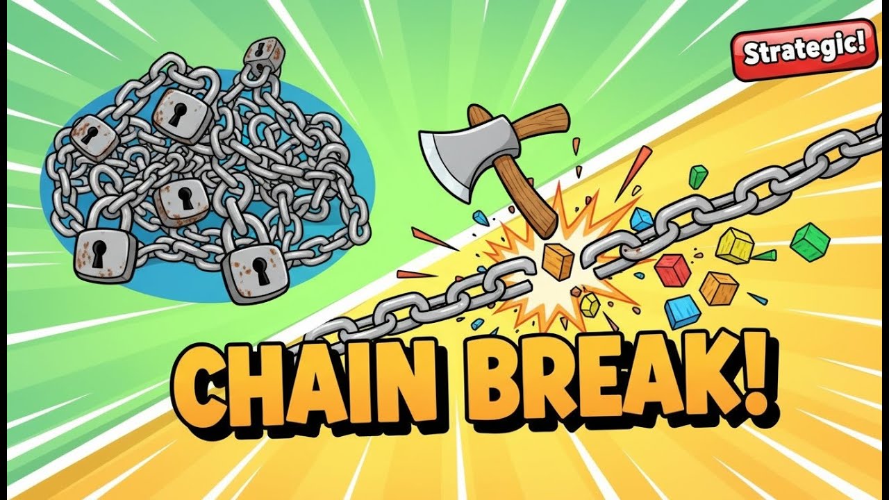 Chop Chains Demo - Strategic Chain-Breaking Puzzle! | Satisfying Gameplay