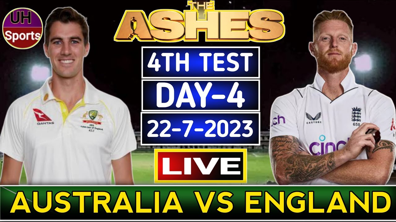 AUS Vs ENG Live Commentary Australia Vs England 4th Test Day 4 Live