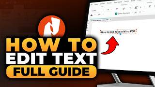 ⁠How To Edit Text in Nitro PDF (𝟮𝟬𝟮𝟲) | 100% WORKS | NO Yapping, To The Point! | FAST & EASY