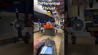 how differential thrust work on a plane #viral #rcb  #automobile @rctestflight @Painless360
