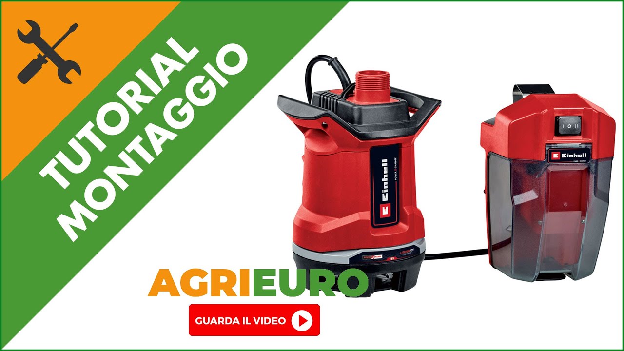 Pompa Senza Fili Einhell Pompa Acque Cariche Einhell GE-DP 18/25 LL Li-Solo - Senza Fili 18V 7000 L/h Power X-Change Acqua A - 4