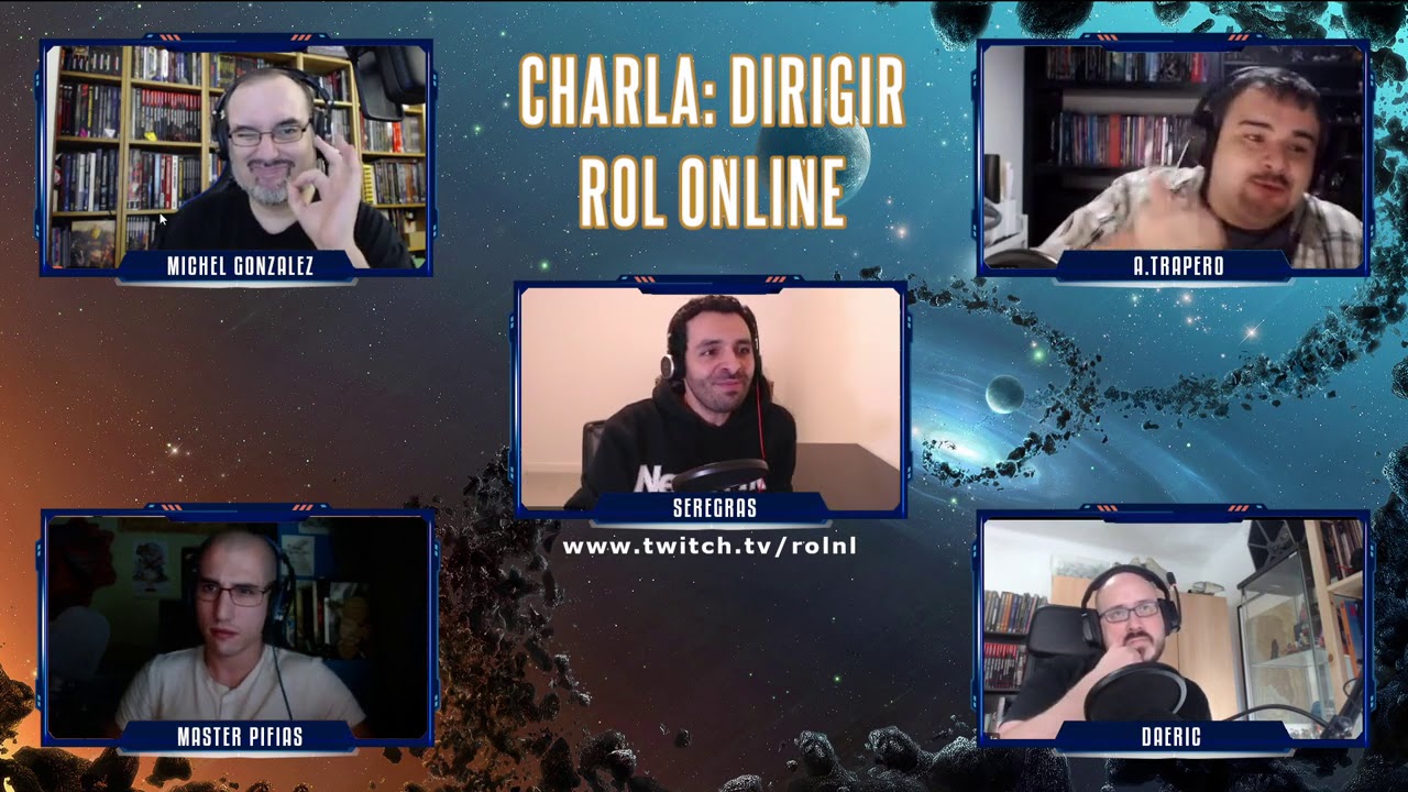 Charla con GMs: Dirigir Rol Online