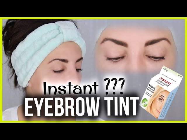 Eyebrow Tinting at Home | Godefroy Instant Eyebrow Tint - YouTube