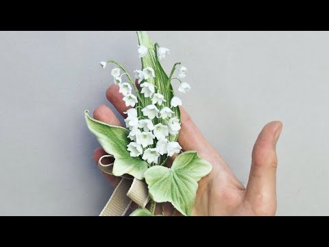 Handmade Lily of the valley flowers by www.presentperfectcreations.com