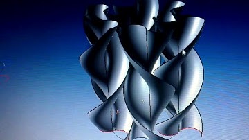 Combined Efficiency Vertical Axis Wind Turbine 3D Animation