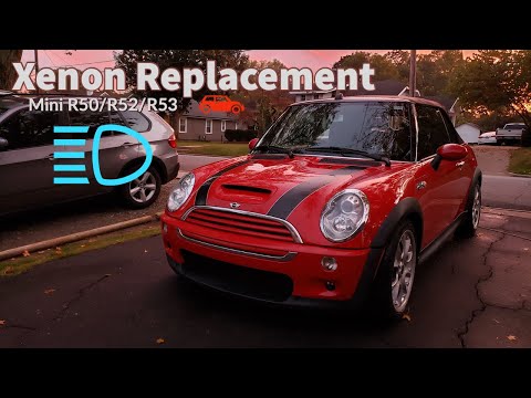 Mini R50 R52 R53 Xenon Bulb Replacement