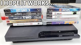 I Bought an UNTESTED PS3 Slim & 10 Games from Goodwill...