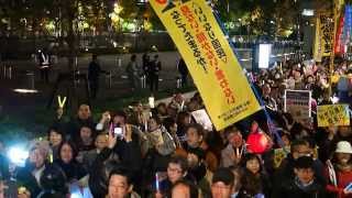 2013.12.02「12.2 国会前キャンドル行動」シュプレヒコール《7/9》