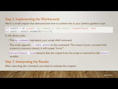 How to Return Values from a Shell Script to a Jenkins Pipeline Script