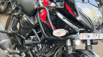 Pulsar 220 Adventure Crash Guards with Fog Lamps | 220 | Crash Guards | Bumper | #pulsar220 #pulsar