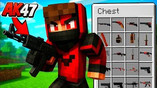 BEST GUN MOD IN MINECRAFT PE | Simple Arsenal Gun Mod | screenshot 5