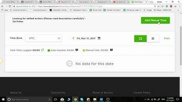 How to Log Upwork Hours Manually in Urdu