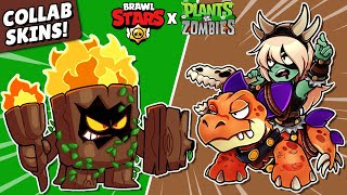 Brawl Stars X Plants Vs Zombies Collab Skins