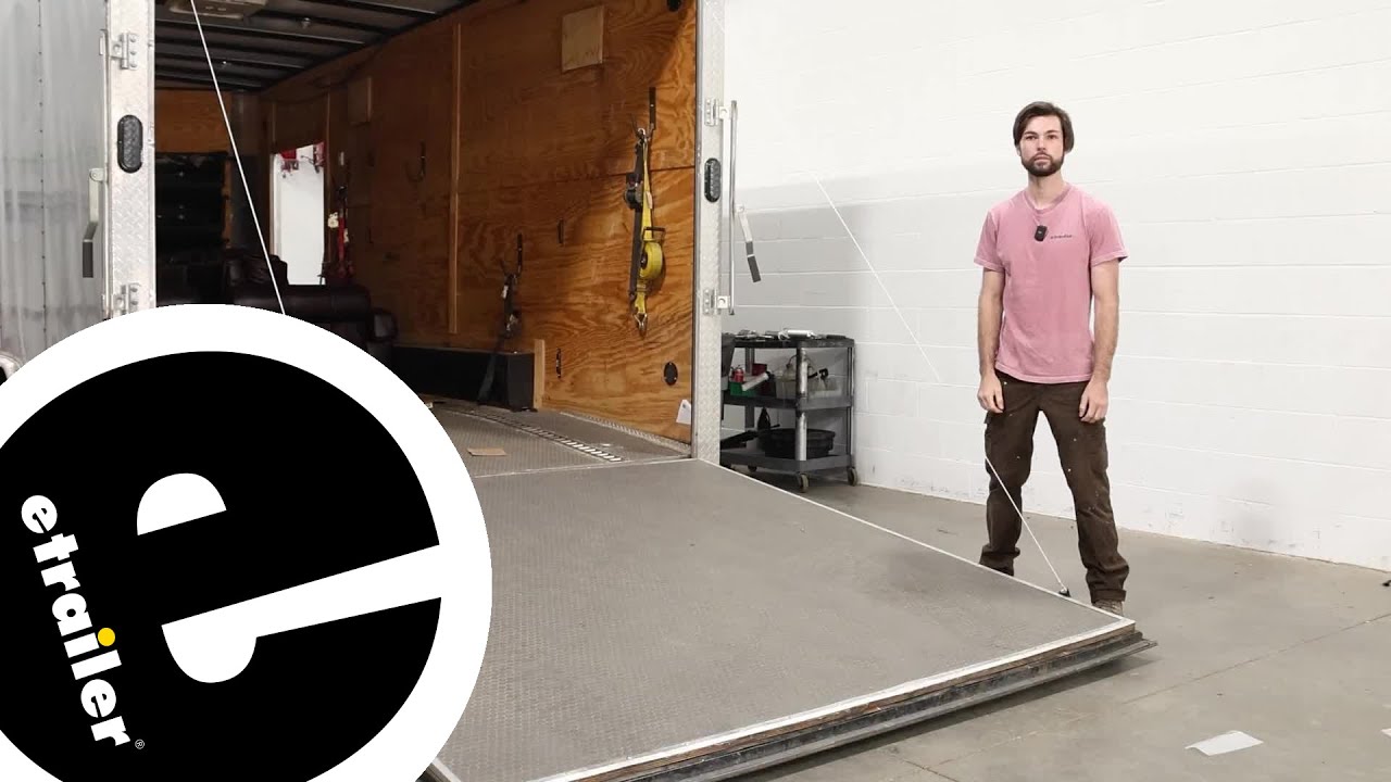 etrailer | How to Install the M-3 Conventional Ramp Door Spring - Enclosed Trailer