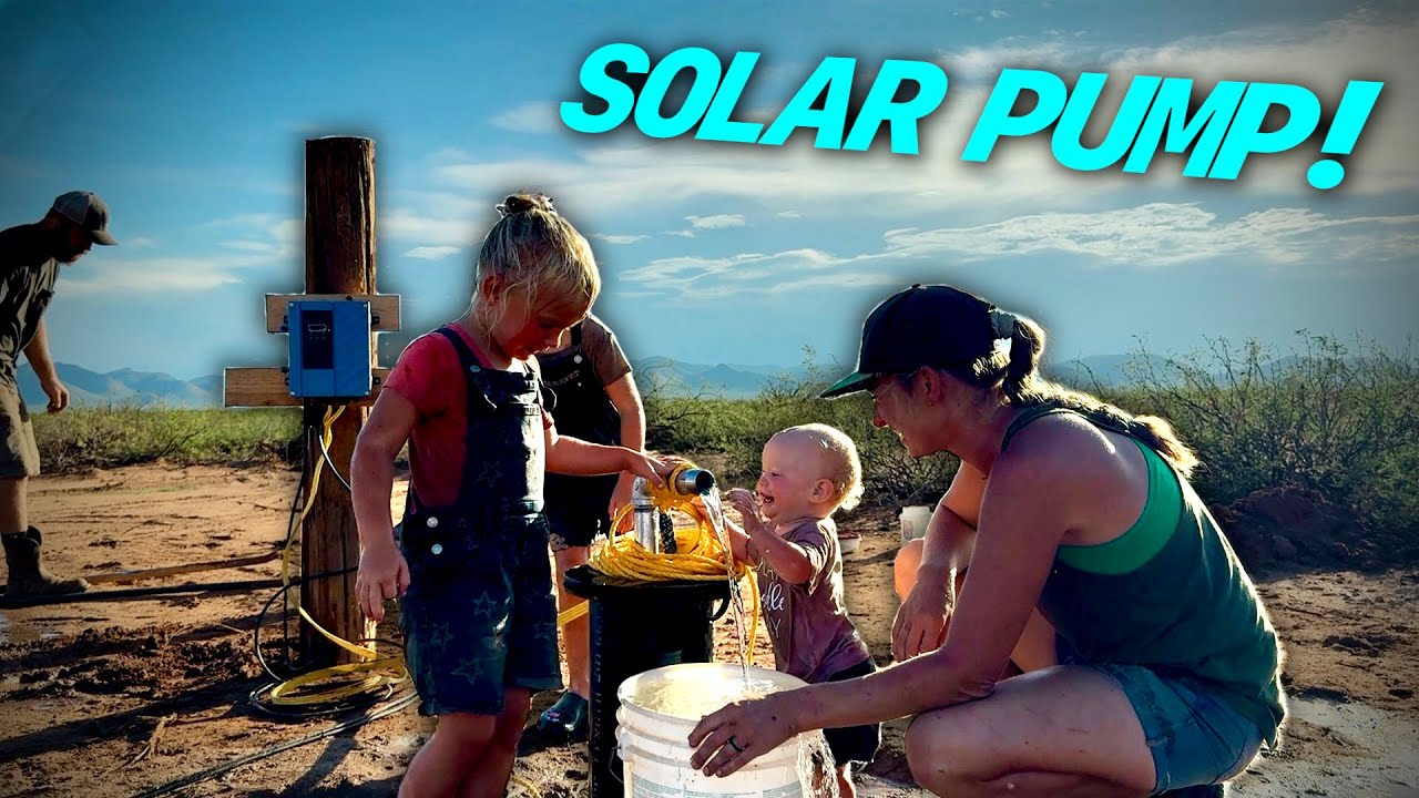 Installing The Solar Pump and Starting To Move! | Building Our OffGrid  Paradise Ep17