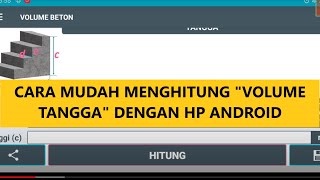 Cara menghitung Volume Tangga dengan HP Android screenshot 5