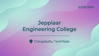Jeppiaar Engineering College - JEC