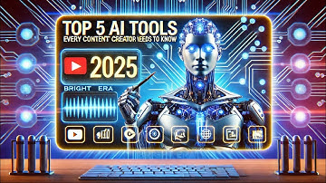 Top 5 AI tools every content Creators needs in 2025