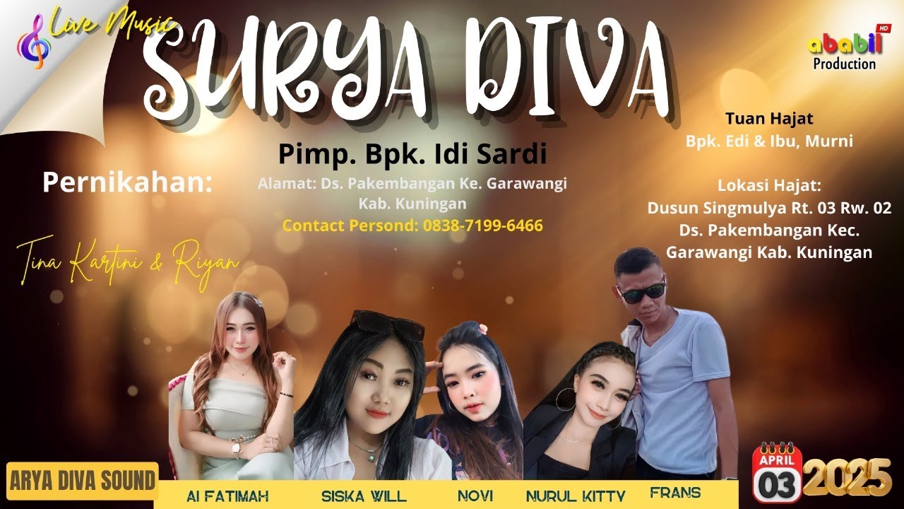 SURYA DIVA Nada [cdn] Live Dusun Sindangmulya Pakembangan - Kuningan // Season Siang